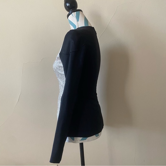 RARE!!! TER ET BANTINE SILVER TOP LONG
SLEEVE ZIPPER SIZE 38EU(XS) - Picture 3 of 9